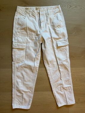 Universal Thread White Boyfriend Cargo Pants